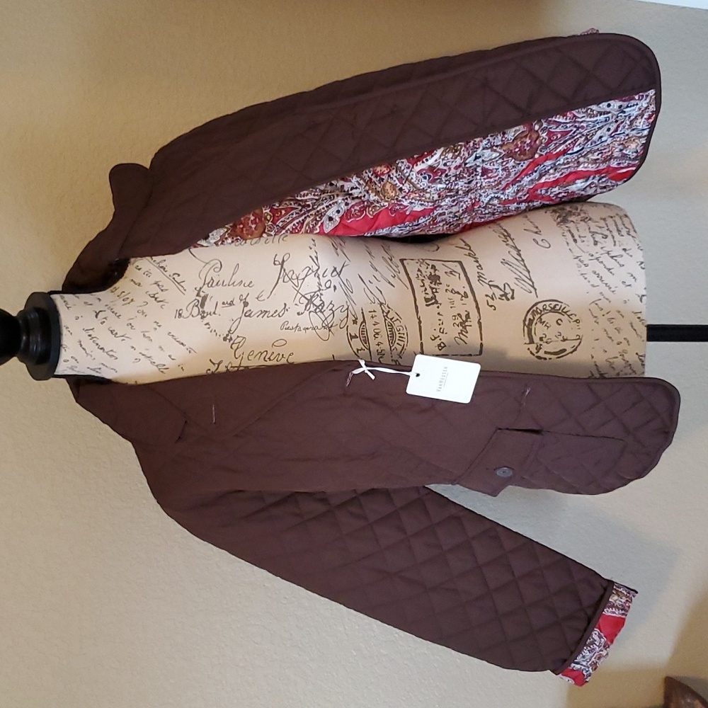NWT VanHeusen Brown Puffer Jacket